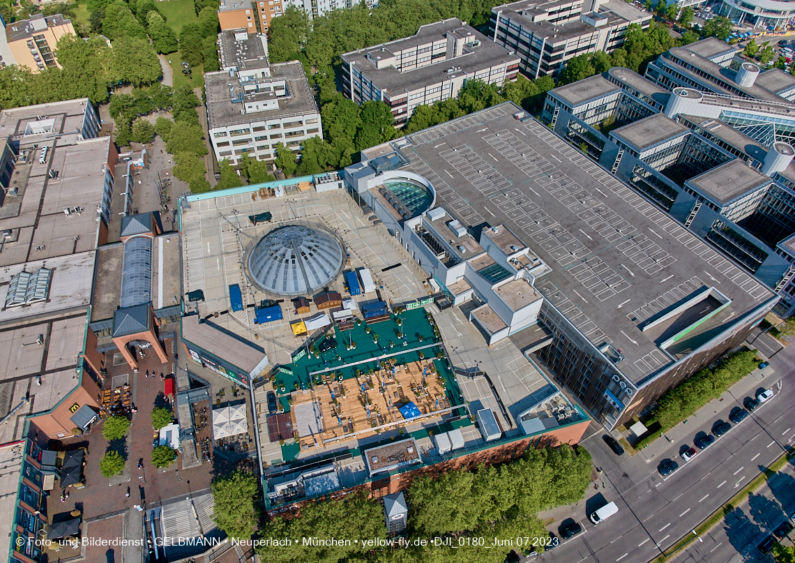 07.06.2023 - Perlach Plaza, PEP, Rentenversicherung, Wohnring, WACKER-Chemie in Neuperlach